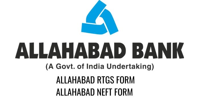 ALLAHABAD bank RTGS NEFT FORM PDF