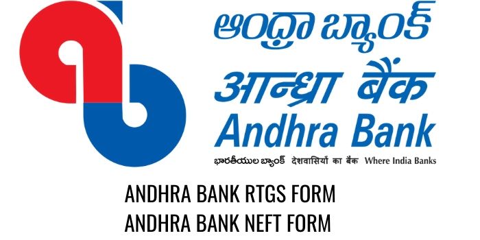 ANDHRA Bank RTGS NEFT FORM PDF