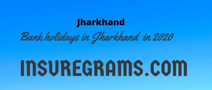Bank holidays in jharkhand