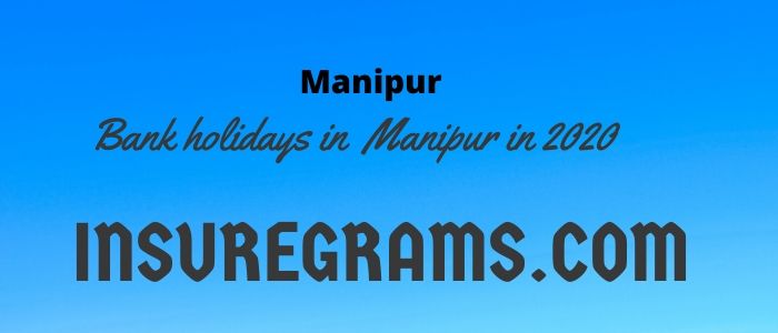 Bank Holidays in Manipur 2020