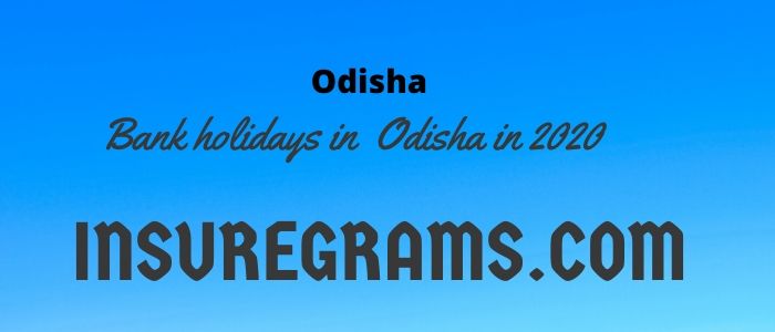 Bank holidays in odisha