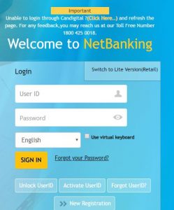 canara bank net banking
