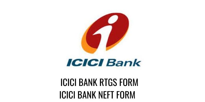 ICICI RTGS ICICI Bank NEFT FORM PDF