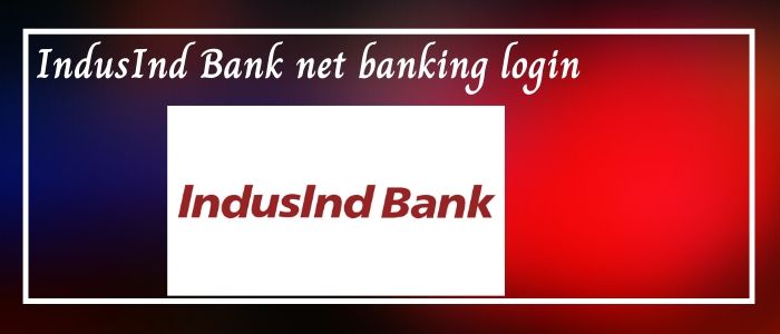 Indusind net banking login
