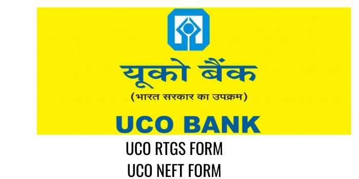 UCO Bank RTGS NEFT FORM PDF