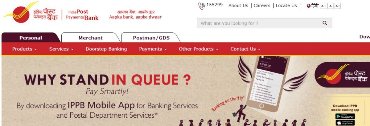 post office online banking