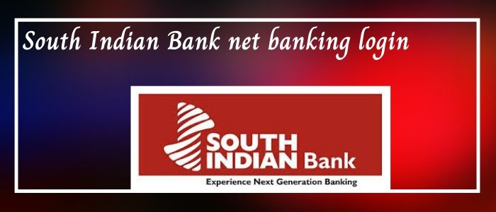 south Indian net banking login