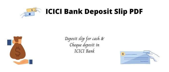 ICICI Deposit Slip PDF