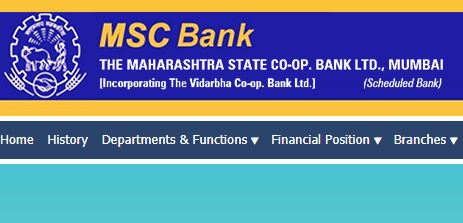maharastra state co operative bank