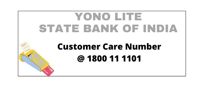 Yono Lite SBI Customer Care Number