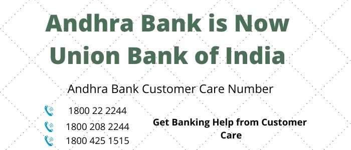 Andhra Bank Customer Care Number