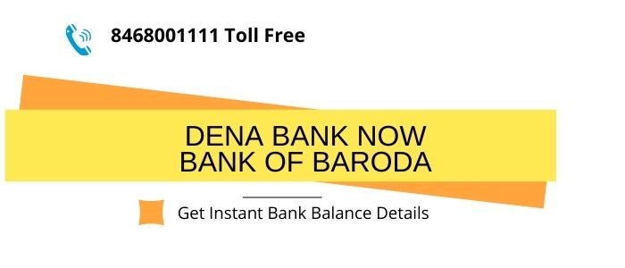 Dena Bank Balance Check Number